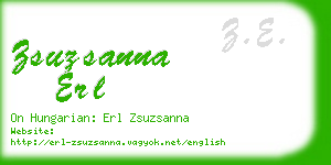 zsuzsanna erl business card